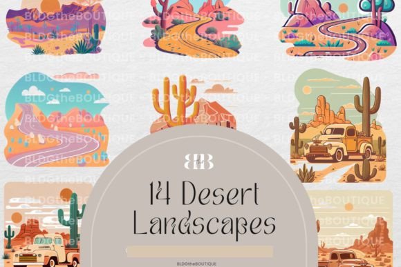 Desert T-Shirt Sublimation PNG Bundle