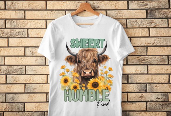Highland Cow Png, Sunflower Sweet Humble