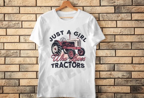 Review: Vintage Just a Girl Who Loves TractorPNG