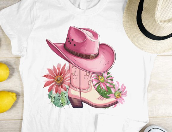 Valentine s Day Boots Cowgirl Png, Weste