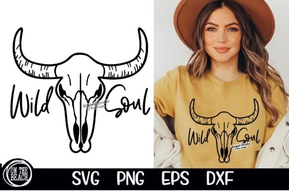 Wild Soul SVG Boho Cow Skull Review